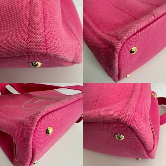 💯Authentic Prada Canapa Pink Tote Bag🍀 - Picture 8 of 15